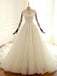 Long Sleeve Lace Long Custom Cheap Custom Wedding Dresses, WDY0174