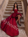 Red Sexy Strapless High-low A-line short Prom Dress,PDS1051