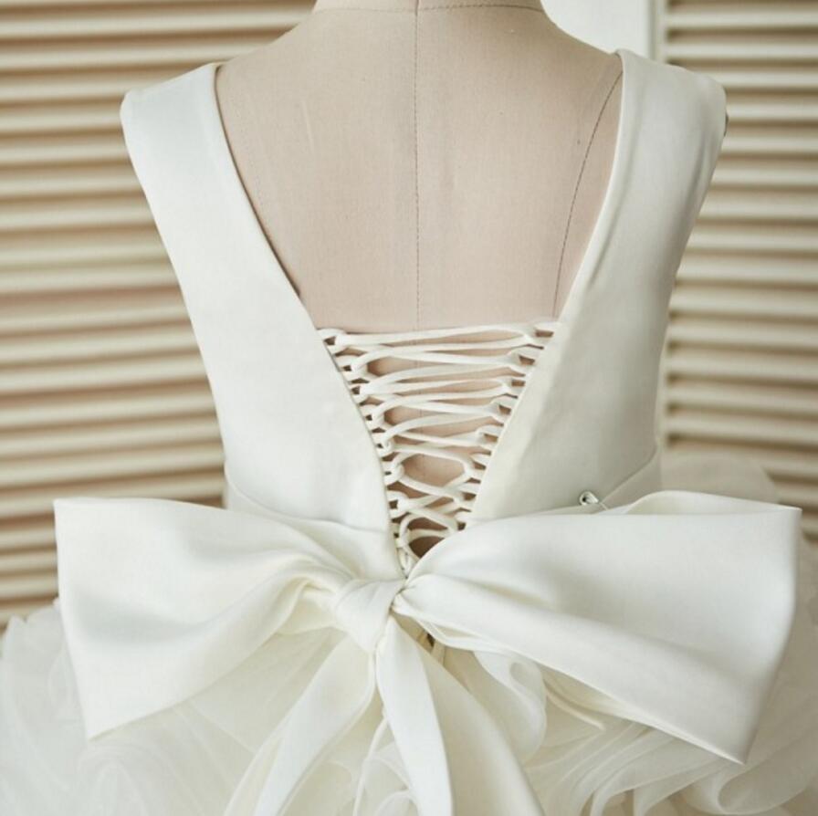 Ivory Online Princess Flower Girl Dresses, Weding Little Girl Dresses with Lace Up Back, FGY0137