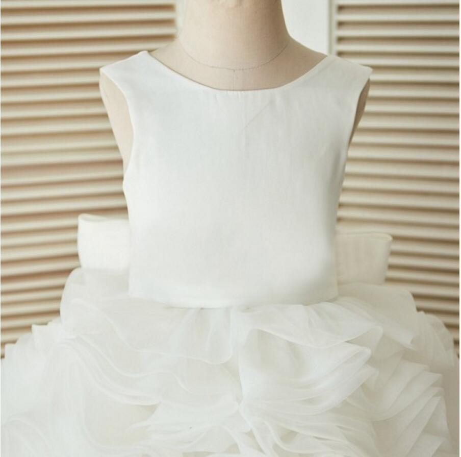 Ivory Online Princess Flower Girl Dresses, Weding Little Girl Dresses with Lace Up Back, FGY0137