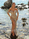 Sexy Sweetheart Off-shoulder Side slit Mermaid Simple Prom Dresses ,PDS0332