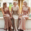 Popular Mismatched Long Sequin Bridesmaid Dresses for Wedding Party,Bridesmaid Gown,WGY0169