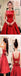 Blush red stain A-line bowknot cute unique formal freshman homecoming prom gown dress,BDY0126