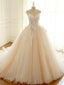 Cap Sleeve Lace Long Custom Cheap Custom Wedding Dresses, WDY0176