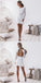 Sheath Knee-Length White Lace Homecoming Dress  ,Short Prom Dresses,BDY0351