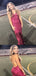 Mermaid Backless Red Sequin Long Prom Dresses,Cheap Prom Dresses,PDY0462