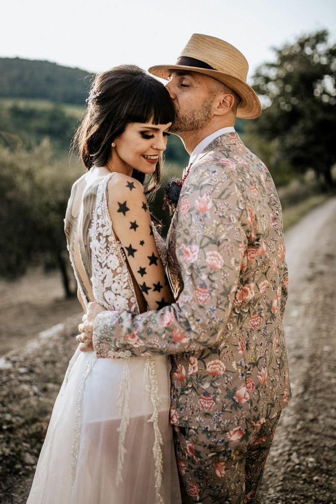 Sexy See Through White Tulle Wedding Dresses,Cheap Wedding Dresses, WDY0295