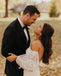 Stunning Straight Mermaid With Sleeve Lace Simple Wedding Dresses. WDS0095