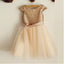 Cap Sleeve Round Neck Tulle Flower Girl Dresses, Popular Little Girl Dresses, FGY0107