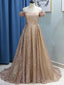 A-line Off-The Shoulder Sequin Prom Dresses,Cheap Prom Dresses,PDY0646