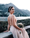 Vintage Sweetheart A-line Sparkly Tulle Side Slit Wedding Dresses, WDY0277