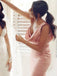Sexy Pink Mermaid Side Slit Long Bridesmaid Dresses Online, WGY0331