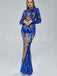 Elegant Long sleeves Strapless Prom Dresses, PDS0513