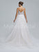 Elegant Spaghetti straps V-neck A-line Lace applique Wedding Dresses, WDY0267