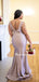 Simple V-neck Mermaid Long Cheap Bridesmaid Dresses,WGY0361
