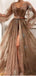 Two Piece Long Sleeves Prom Dresses ,Cheap Prom Dresses,PDY0619