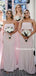 Charming Straight Floor-length Long Cheap Bridesmaid Dresses, BDS0135