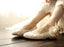 Sweet Princess Lace Pointed Toes Wedding Bridal Shoes With Handmade Flower, SY0138