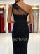 Elegant One shoulder Sleeveless Mermaid Prom Dresses,PDS0551