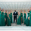 One-shoulder Side silt A-line Elegant Simple Long Bridesmaid Dresses,BDS0195