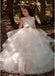 Cheap Organza  Lace Appliques Older Flower Girl Dresses With  Beadings & Belt,FGY0156