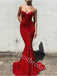 Sexy Sweetheart Sleeveless Mermaid Prom Dresses,PDS0973