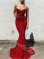 Sexy Sweetheart Sleeveless Mermaid Prom Dresses,PDS0973