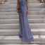 New Arrival Sexy Deep V-neck Sparkly Sleeveless Sequin Long Cheap Mermiad Prom Dresses, TYP0117