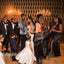 Spaghetti straps V-neck Side slit Floor-length Elegant Simple Long Bridesmaid Dressess, BDS0267