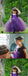 A-line Purple Halter Tulle Flower Girl Dresses With Belt,Cheap Toddler Flower Girl Dresses,FGY0198