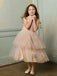 Ivory Halter Tulle Flower Girl Dresses With Belt,Cheap Toddler Flower Girl Dresses,FGY0199