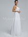 Elegant Spaghetti straps V-neck A-line Lace applique Wedding Dresses, WDY0268