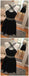 Sexy Backless Short Rhinestone Black Homecoming Dresses 2018, BDY0256