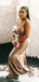 Spaghetti Strap Mermaid Floor-length Long Bridesmaid Dresses, BDS0154