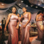 Spaghetti Strap Mermaid Floor-length Long Bridesmaid Dresses, BDS0154