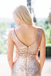 Sheath Rose Gold Sequin Bridesmaid Dresses,Cheap Bridesmaid Dresses,WGY0387