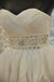 Strapless Organza A-line Ruffle Custom Wedding Dresses Online, WDY0227