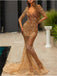Sexy Sweetheart Long sleeves Mermaid Prom Dresses,PDS0866