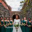 Mismatched One-shoulder A-line Elegant Simple Long Bridesmaid Dressess, BDS0273