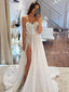 Sexy Sweetheart Unique A-line Side Slit Cheap Dresses For Wedding, WDY0265