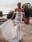 New Arrival Off-shoulder Mermaid Lace Beautiful Wedding Dresses. WDS0092