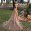 Shinning Spaghetti Straps V-neck Tulle Evening Dresses ,Cheap Prom Dresses,PDY0602