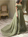 Elegant Sweetheart Off shoulder A-line Prom Dresses,PDS0809