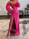 Sexy Sweetheart Off shoulder Sheath Prom Dresses,PDS0985