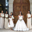 Lace sleeveless Mermaid Elegant Simple Long Bridesmaid Dressess, BDS0279