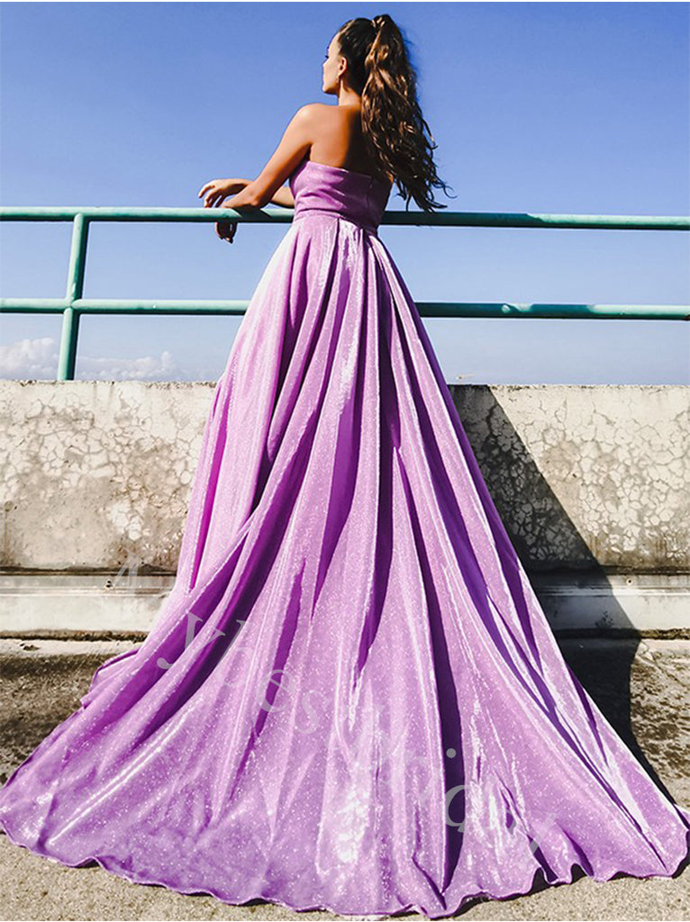 Elegant Sweetheart Sleeveless A-line Prom Dresses,PDS0921