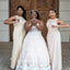 Lace sleeveless Mermaid Elegant Simple Long Bridesmaid Dressess, BDS0279