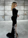Sexy Sweetheart Long sleeves Side slit Mermaid Prom Dresses,PDS0764