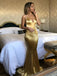 Sexy V-Neck Mermaid Open Back Evening Dresses Party Prom Dresses,PDY0324