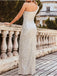 Elegant One shoulder Side slit Sheath Prom Dresses,PDS0857